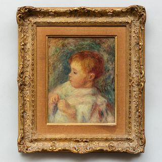 School of Pierre Auguste Renoir (1841-1919): Young Child