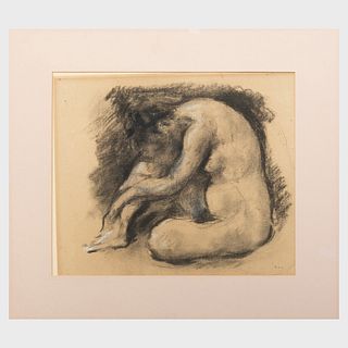Kier Xavier Roussel (1867-1944): Seated Female Nude