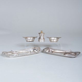 Group of Silver and Silver PlateTable Articles