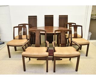 Baker Dining Table with Six Matching Chairs