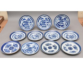 Four Chinese Nanking Plates etc.