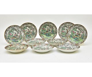 Set of Ten Chinese Porcelain Plates
