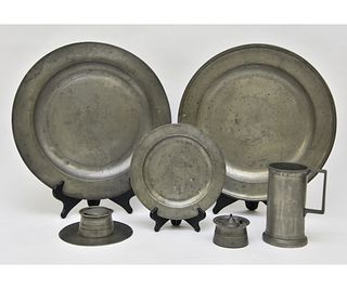 Early Pewter Tableware
