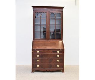 Hepplewhite Secretary Bookcase