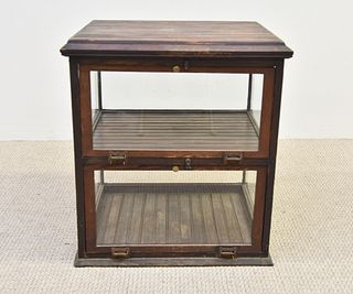 Oak Counter Top Display Case