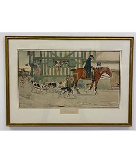 Cecil Aldin Framed and Matted Print