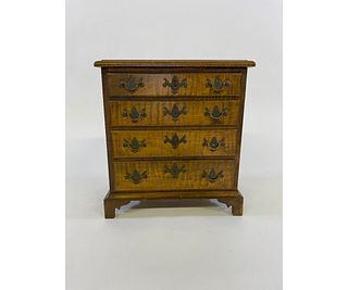 Miniature Chippendale Style Chest of Drawers