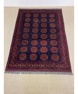 Turkmen Contemporary Wool Hall Carpet