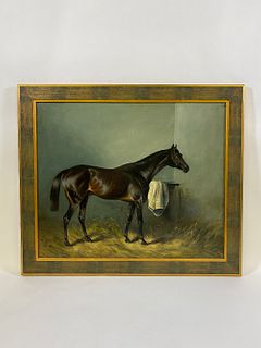 Oil on Canvas Equine Portrait