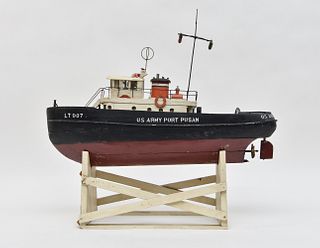 U.S. Army Port Pusan Model Tug Boat