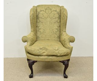 Philadelphia Queen Anne Style Wing Chair
