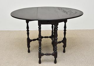 William and Mary Style Gate-Leg Table