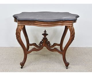 Victorian Carved Walnut Table