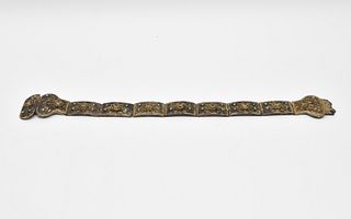 19th c. Turkish/Ottoman Gilted Metal Belt