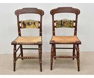 Pair of Hitchcock Chairs