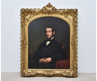 Oil on Canvas Portrait William Post