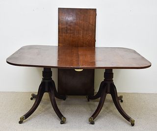 Regency Double Pedestal Dining Table