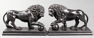 Grand Tour Style Models of the Medici Lions, Pair