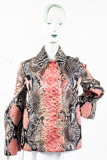 Gucci Multicolor Python-Print Jacket