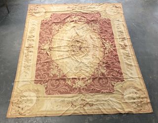 French Aubusson Rug, 10' x 8'