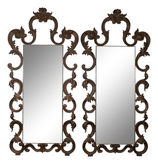 A Pair of Christopher Guy Rococo Style Mirrors
Height 102 x width 47 inches.
