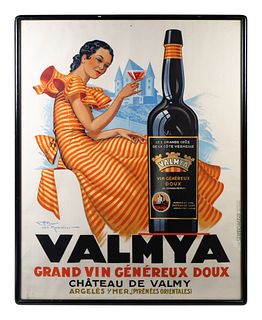 Henry Le Monnier
(French, 1893-1978)
Valmya Grand Vin Genereux Doux, 1937