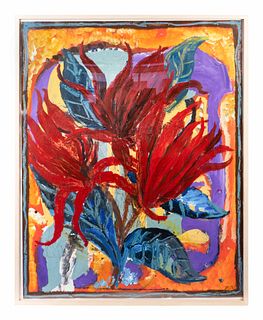 Roberto Juarez
(American, b. 1952)
Made Up Red Flowers, 1985