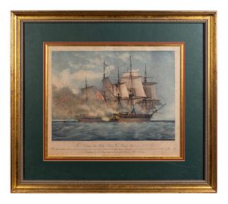Louis Haghe
(Belgian, 1806-1885)
A Pair of Nautical Lithographs