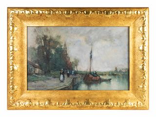 Fernando A. Carter (?)
(American, 1855-1931)
Dutch Canal Scene