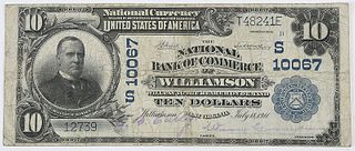 1902 $10 NB of Commerce Williamson, WV
