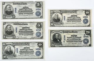Five Large Tennessee National Notes