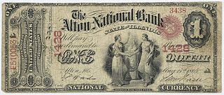 $1 Alton National Bank, IL