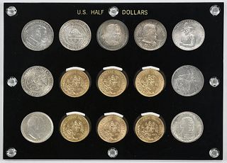 U.S. Silver Commemorative and Mexican Gold Coins