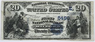 1882 $20 First NB Milford, Pennsylvania 