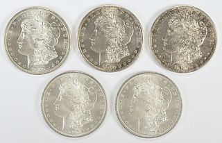 Group of Morgan Silver Dollars