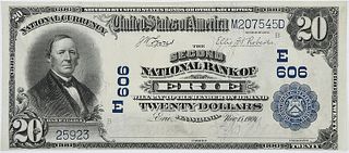 1902 $20 Second NB Erie, Pennsylvania 