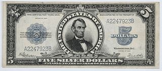 1923 $5 Porthole Silver Certificate