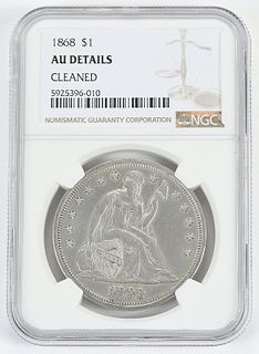 1868 Seated Liberty Dollar 