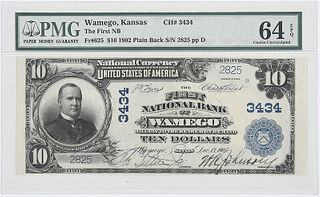 1902 $10 First NB of Wamego, Kansas
