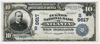 1902 $10 Fulton NB Atlanta, Georgia 