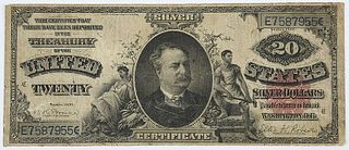 1891 $20 Silver Certificate
