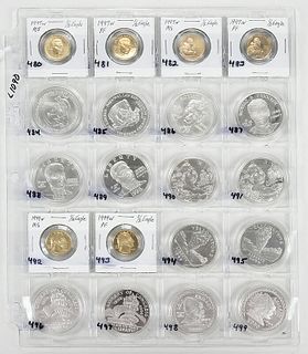 20 Modern Commemorative Coins