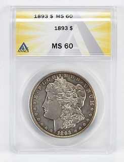 1893 Morgan Silver Dollar 