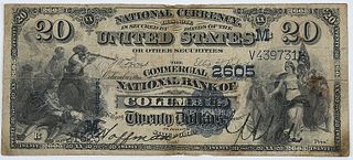 1882 $20 Commercial NB Columbus, Ohio