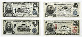 Four Large Virginia National Notes