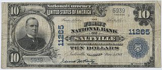 1902 $10 First NB Saltville, Virginia 