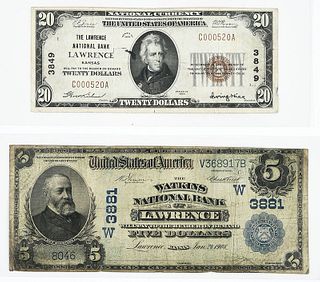 Two Lawrence, Kansas National Notes 