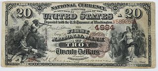 1882 $20 First NB Troy, Pennsylvania 