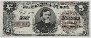 1890 $5 Treasury Note