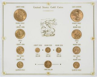 United States Gold Type Set
